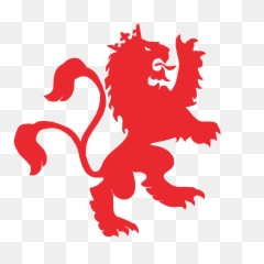 Download Red Lion Logos Clipart Black And White Library - Red Lion San Beda Png,Lion Png Logo