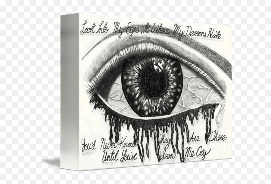 Svg Download Demons In My Eyes - Drawing On Eye Donation Easy Png,Demon Eyes Png