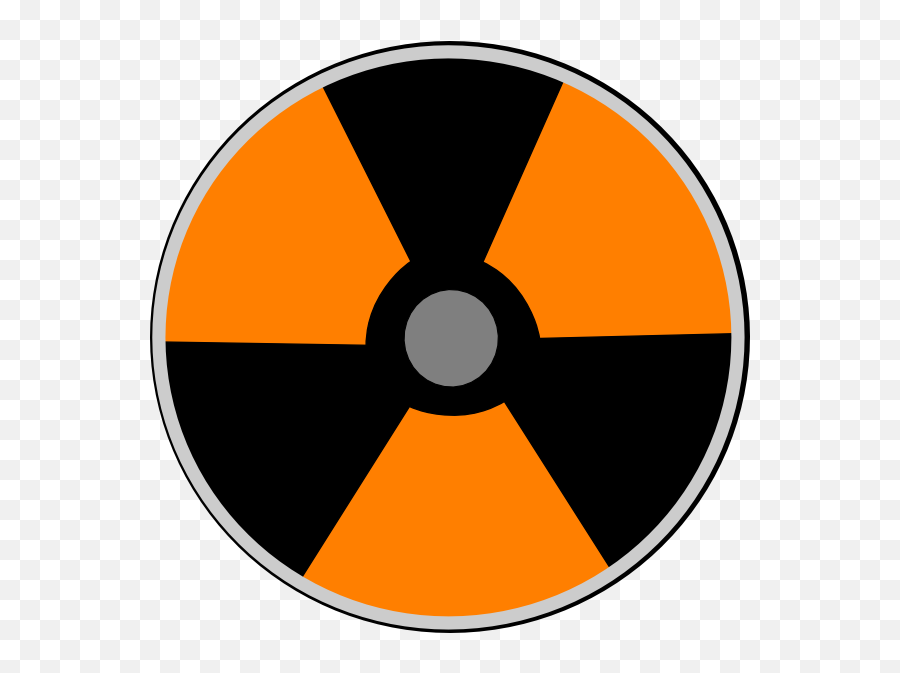 Download Transparent Atoms Clipart - Yellow Radiation Symbol Png,Radioactive Logo