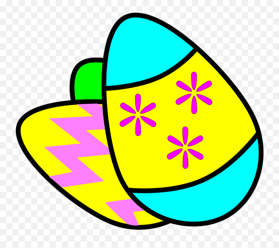 Cartoon Egg Clipart - Easter Egg Clipart Transparent Cartoon Easter Eggs Clip Art Png,Easter Eggs Transparent Background