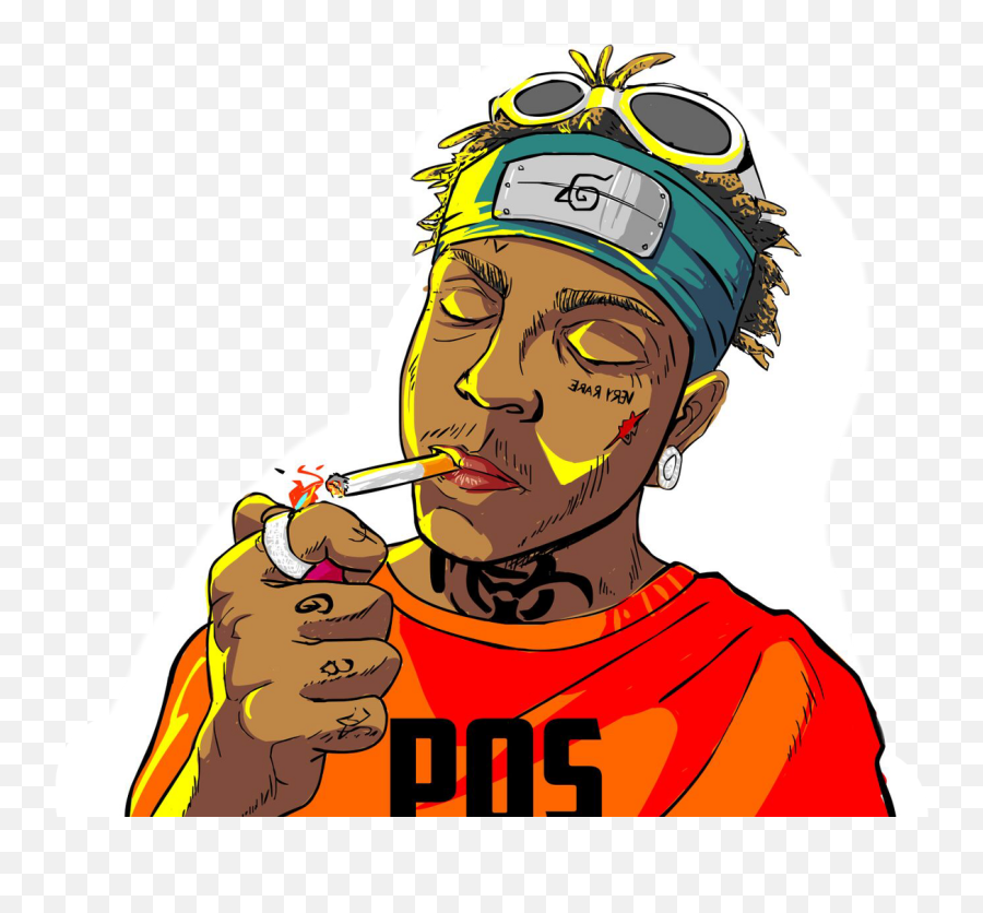 Xxxtentacion And Ski Mask Clipart - Ski Mask The Slump God Drawings Png,Xxxtentacion Png