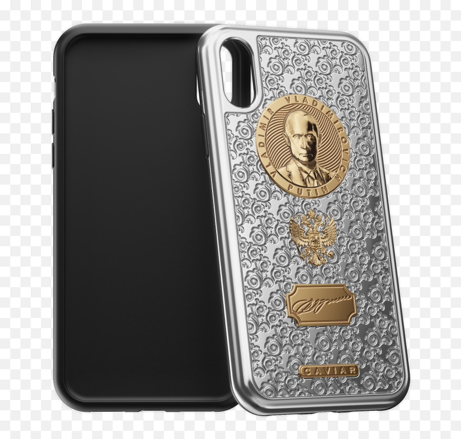 Vladimir Putin Iphone X Golden Case - Caviar Vladimir Putin Phone Case Png,Vladimir Putin Png