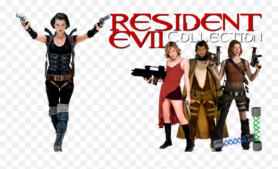 Resident Evil Collection Movie Fanart Fanarttv - Alice Resident Evil Costumes Png,Resident Evil Png