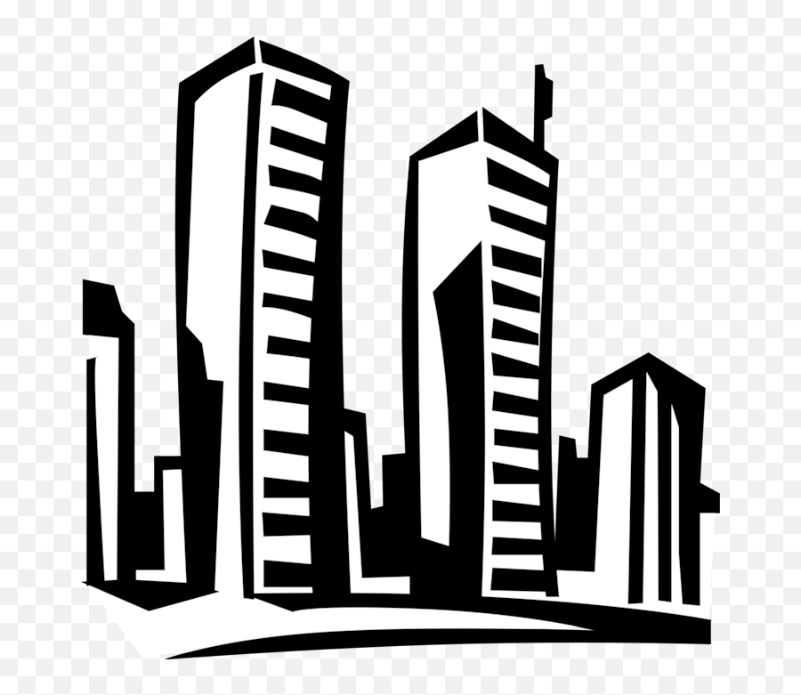 Vector Illustration Of World Trade - Twin Towers Clipart Free Png,Twin Towers Png