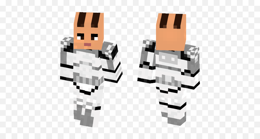 Download Clonetrooper Boost Without Helmet Minecraft Skin - Fictional Character Png,Minecraft Helmet Png