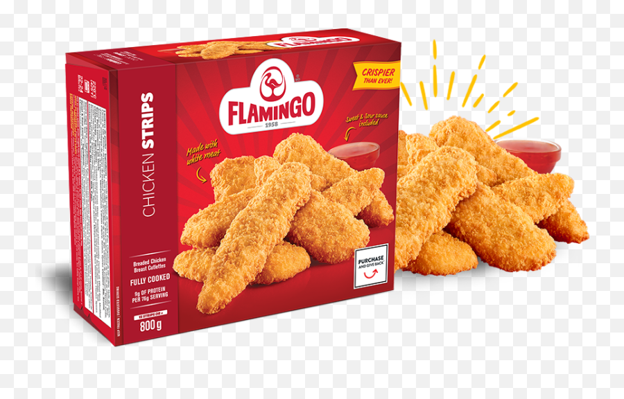 Chicken Strips - Flamingo Flamingo Chicken Strips Png,Chicken Tenders Png