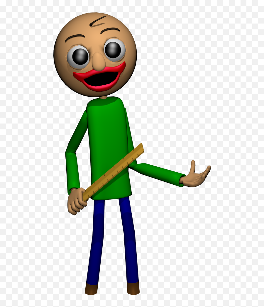 Basics Blender Transparent Png Image - Baldis Basic Transparent Background,Baldi Transparent