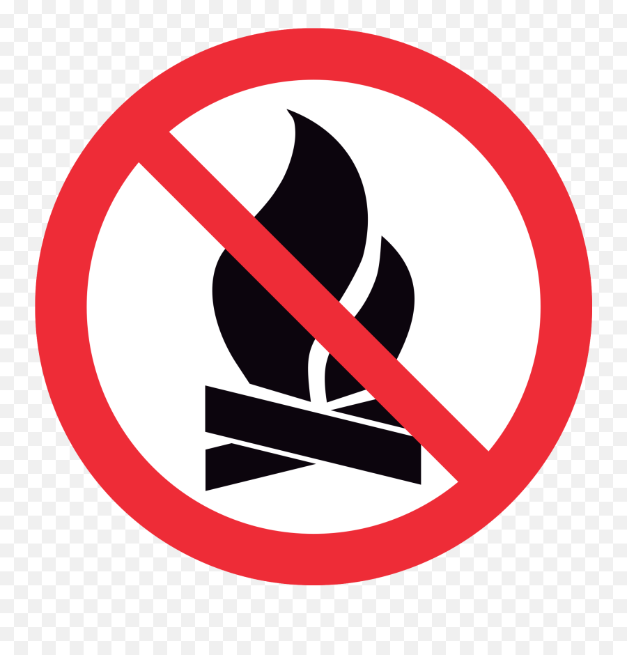 Sign Fire Png With Transparent Background - Say No To Tattoos,Red No Sign Transparent