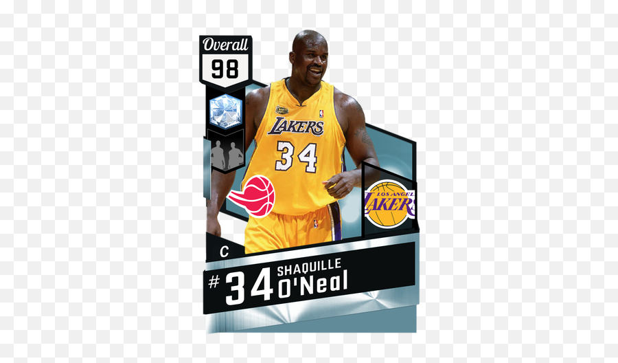 01 Shaquille Oneal - Dwight Howard 2k Card Png,Shaquille O'neal Png