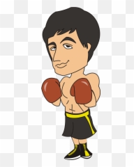 Rocky Balboa Clipart - Rocky Balboa Coloring Page Png,Rocky Balboa Png