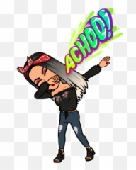 Report Abuse - Bitmoji Dab png