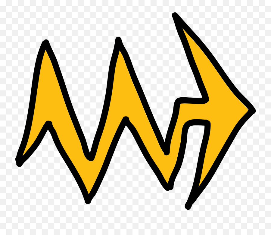 Download Lightning Arrow Icon - Noise Arrow Png Full Size Symbol Noise Arrow Png,Rustic Arrow Png