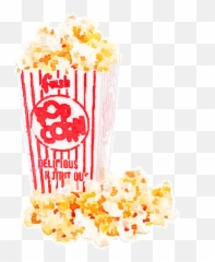 Popcorn Png - Vintage