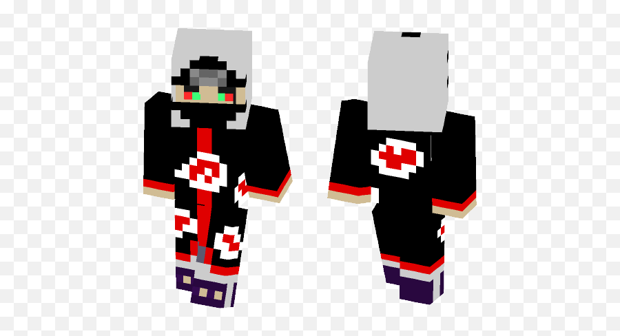 Download Kakuzu Of The Akatsuki Minecraft Skin For Free - Minecraft Skin Minecraft Skin Skin Da Akatsuki Pain Png,Akatsuki Logos