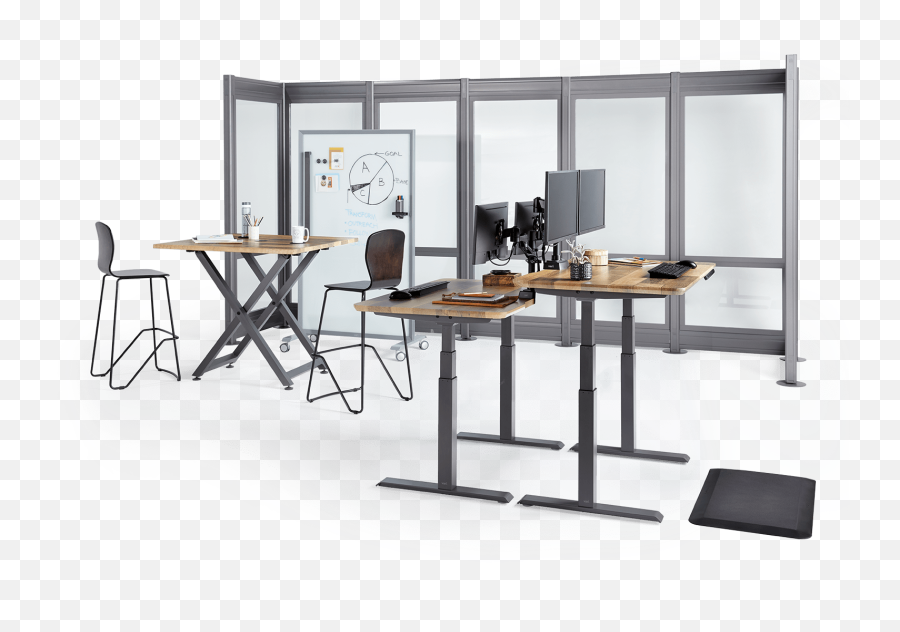 Shop Standing Desks U0026 Office Furniture Vari Sit - Stand Office Workspace Png,Desk Transparent