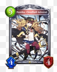 Card Monika Cloudhall Admiral - Shadowverse Olivia Png,Monika Transparent