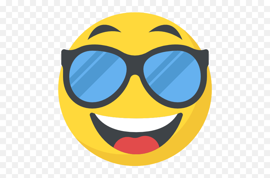 Emoji Copy And Paste - Smile Face With Sunglasses Emoji Png,Amazon Smile Icon