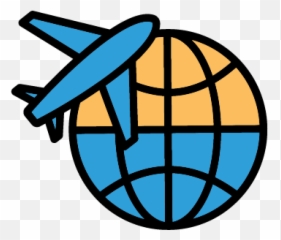 Active Aircraft Tracking Gps Color Vector - Globe Png