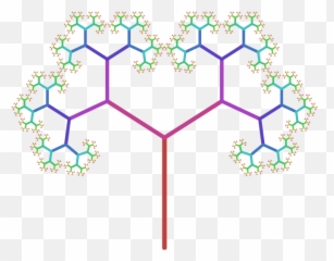 Dot Clipart Fractal Picture 944399 - Binary Fractal Tree Png,Fractal Png