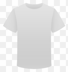 Tshirt White Back Transparent Png - Shirt Vector