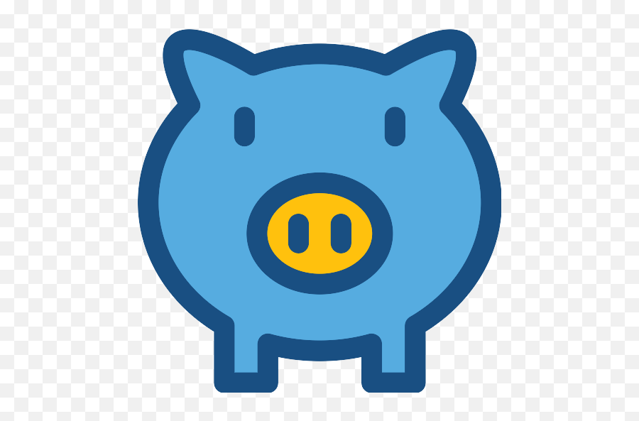 Piggy Bank Save Vector Svg Icon - Animal Figure Png,Blue Piggy Bank Icon