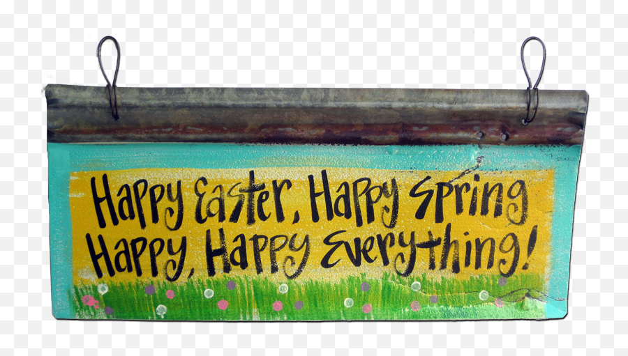 Happy Easter - Blackwater Folk Art Grass Png,Happy Easter Transparent