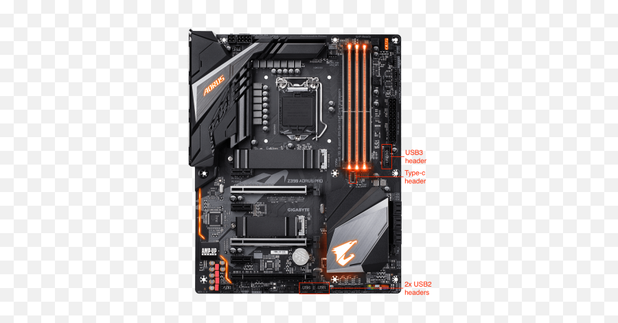 Hub Is Mounted As Usb 2 Even Though 3 Port Active - Aorus Pro Z390 Png,Usb3 Icon