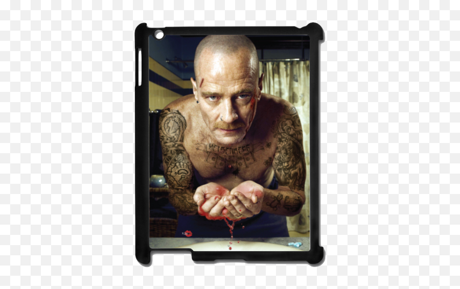 Heisenberg Tattooed Kiss Ipad Case - Walter White Tatted Png,Heisenberg Icon