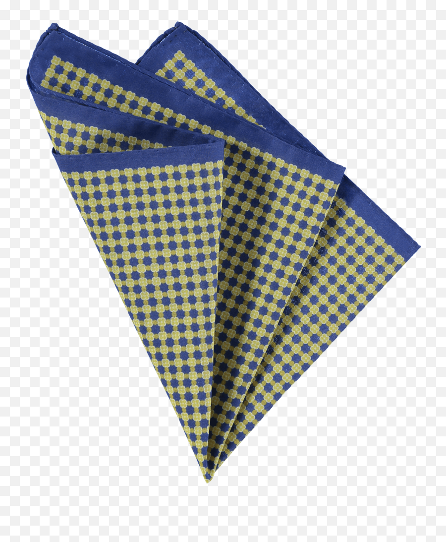 Cotton Pocket Square - Geometric Blue 7 11 Png,Square Pattern Png
