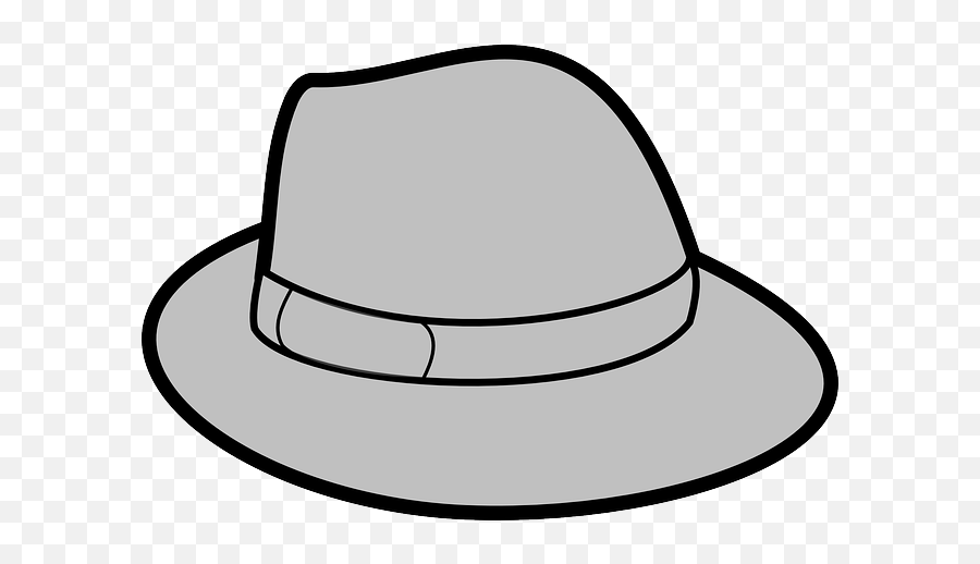 Chapeu Mafia Png 1 Image - Hat Clipart Black And White,Mafia Png