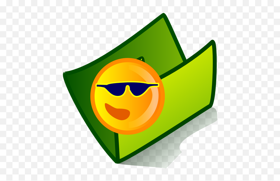 Vector Image Of Cool Folder Icon Public Domain Vectors - Personal Clipart Png,Secret Folder Icon