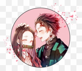 Kamado Tanjiro And Nezuko Demon Slayer Anime Shirt Sticker - png
