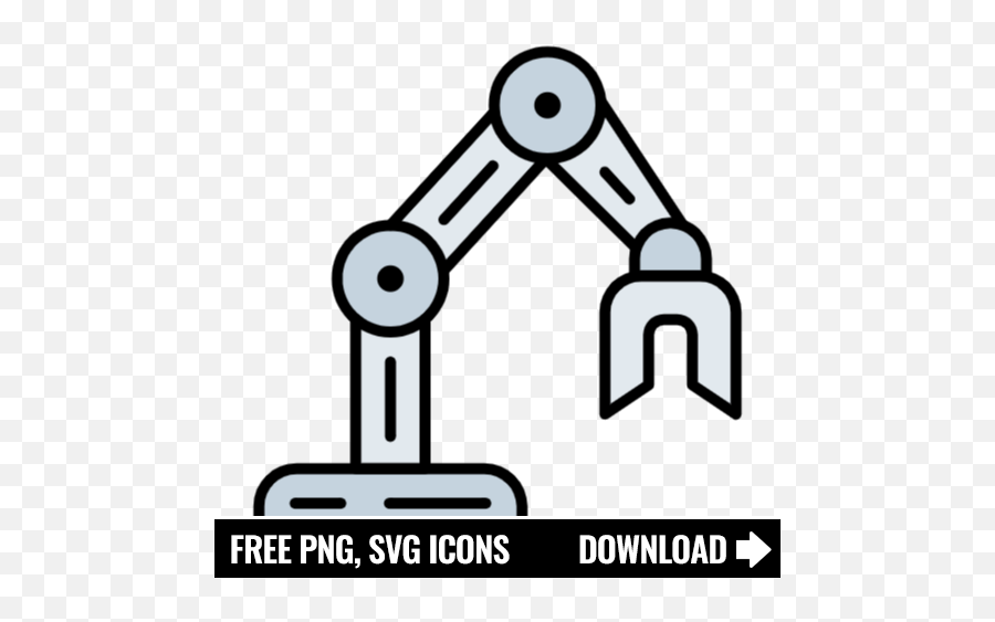 Free Robotic Arm Icon Symbol Png Svg Download - Logo Blue Youtube Icon,Arms Icon