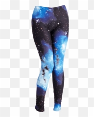 Universe Space Leggings Transparent - Print png