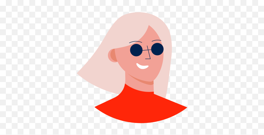 Diversity Avatar Woman Girl Sunglasses Blonde People - For Women Png,Smiling Icon