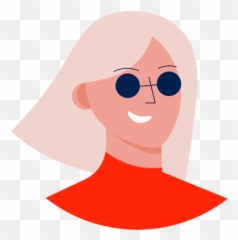 Diversity Avatar Woman Girl Sunglasses Blonde People - For Women png