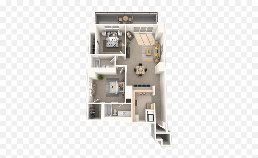 3d Floor Plans - Architectural U0026 Floor Plan Rendering Services 2dh Floor Plan Furniture Transparent Png,Fridge Icon 2d Home Design