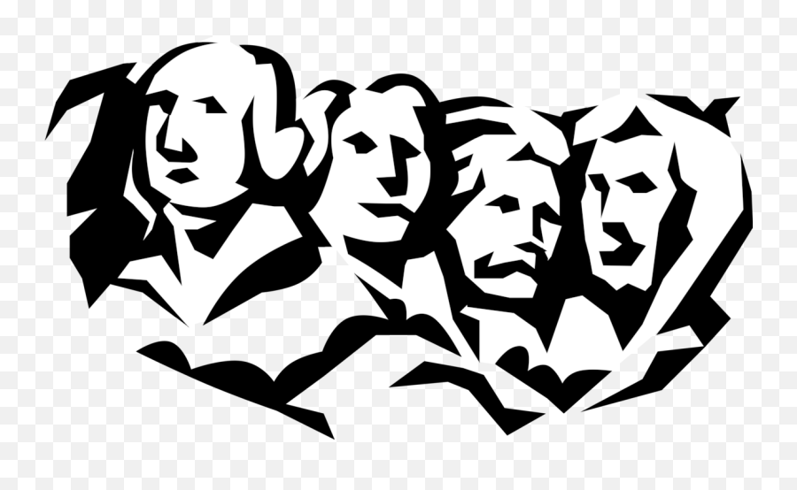 Mount Rushmore Clipart Sculpture - Mount Rushmore Clip Art Png,Mount Rushmore Png