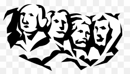 Mount Rushmore Clipart Sculpture - Mount Rushmore Clip Art Png,Mount Rushmore Png