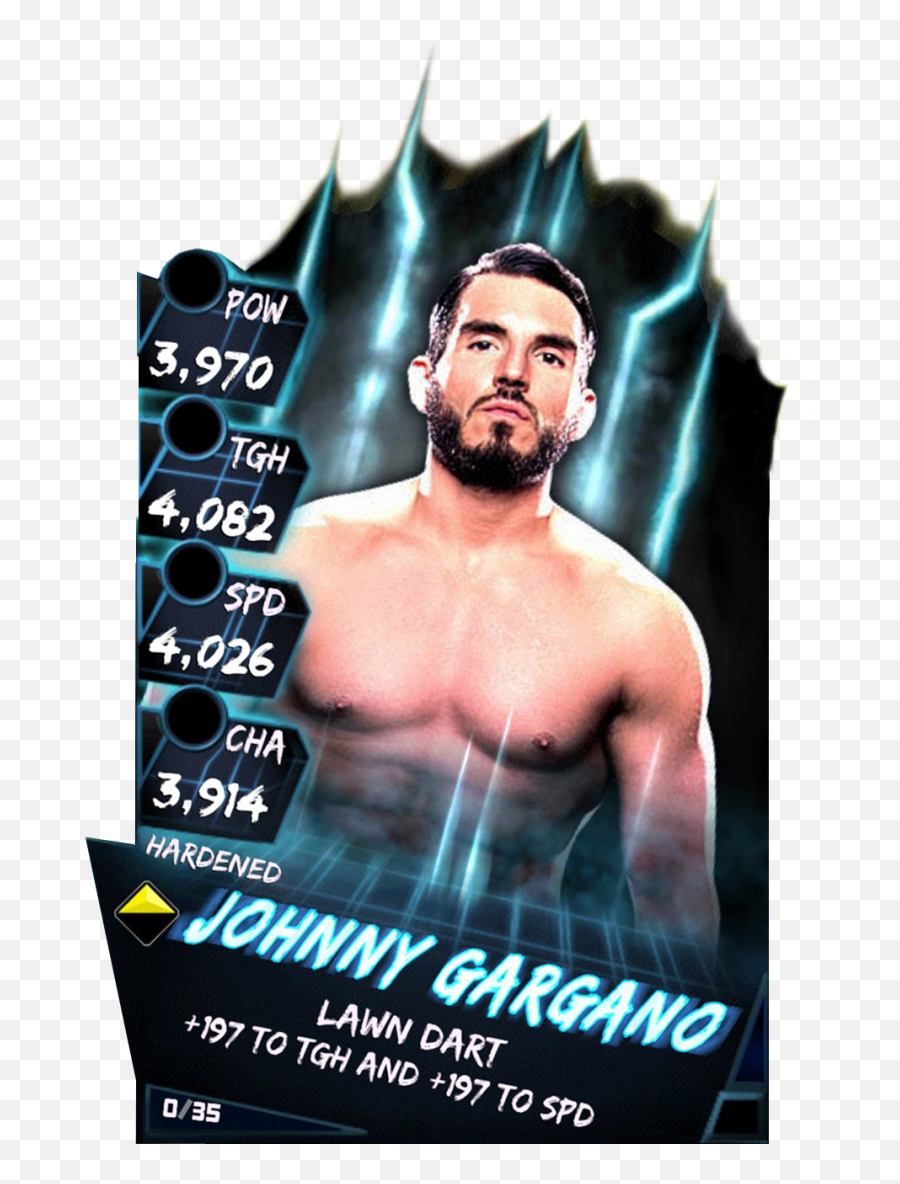 Supercard Johnnygargano S3 Hardened - Wwe Supercard Monster Akam Png,Johnny Gargano Png