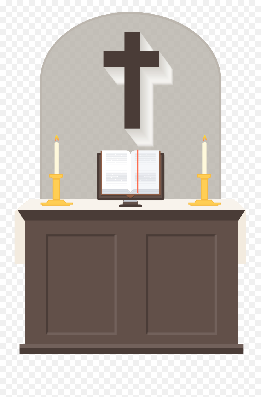 Free Cross In Altar Chruch 1194263 Png With Transparent - Christian Cross,Altar Icon