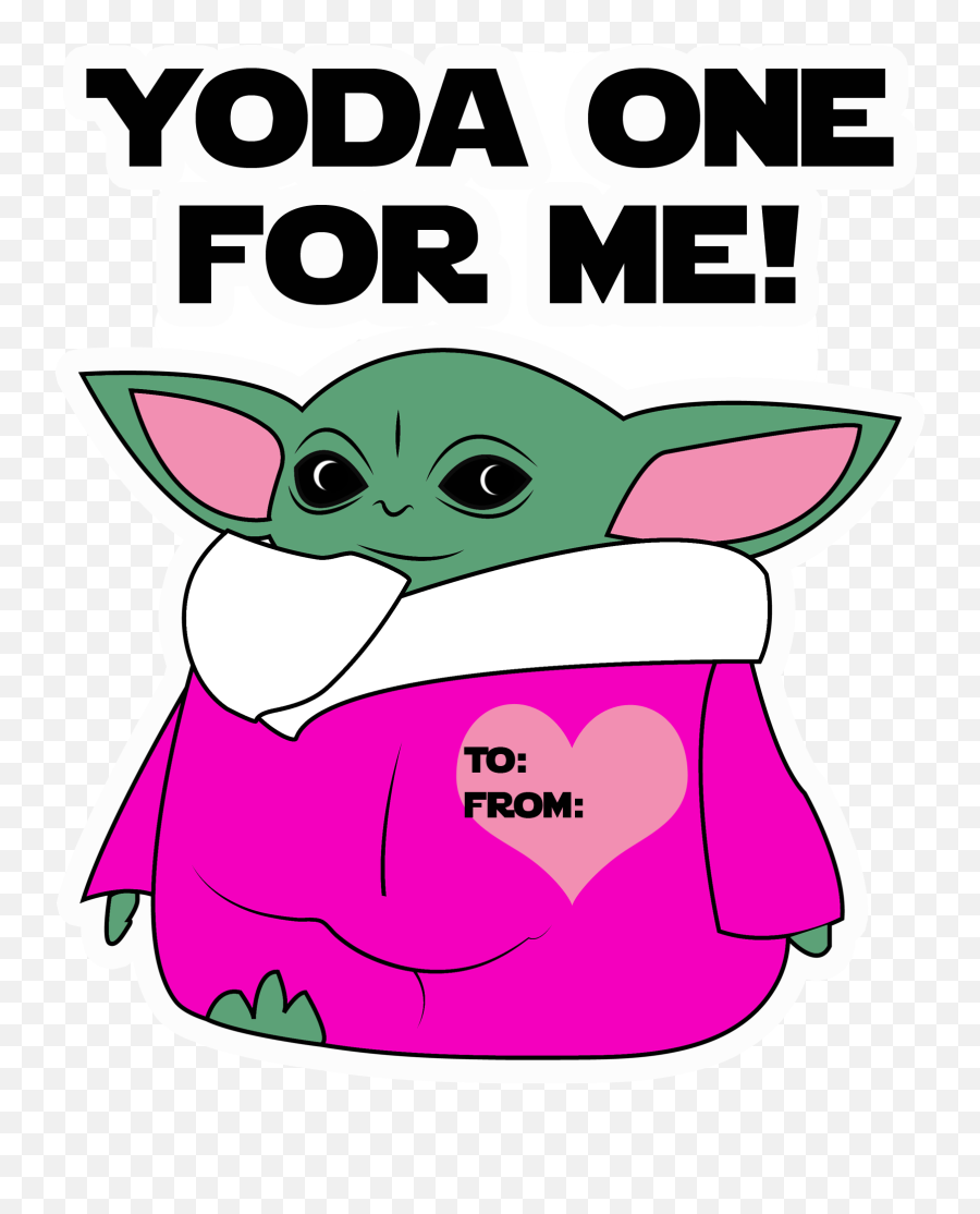 Download Baby Yoda One For Me Clipart Valentines Day Baby Yoda Png Free Transparent Png Images Pngaaa Com