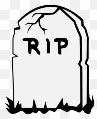 Grave Clipart Transparent - Grave Stone Clip Art Png,Gravestone Transparent