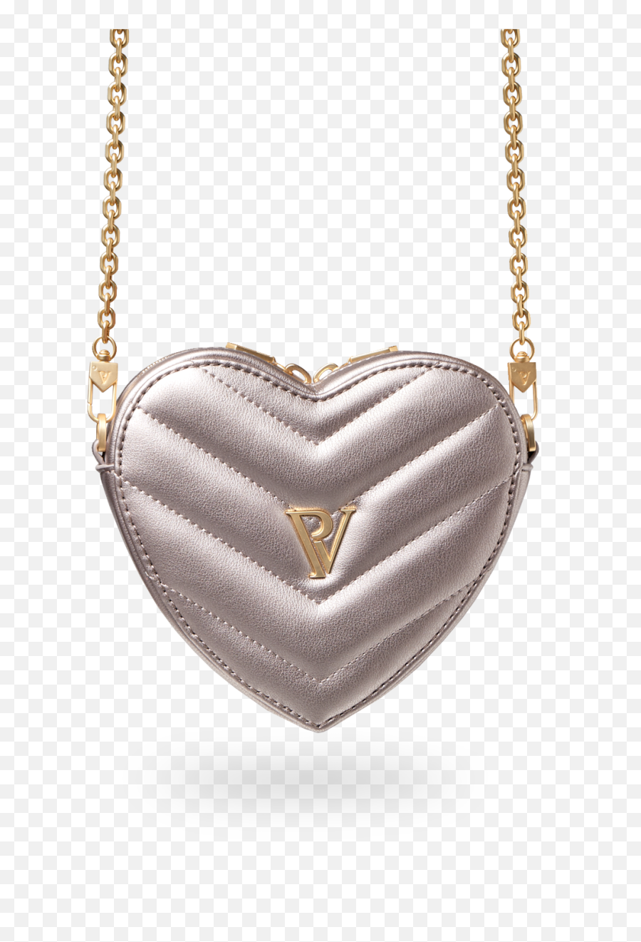 Candice Heart Bag Metallic - Paul Valentine Tasche Png,Falling Hearts Png