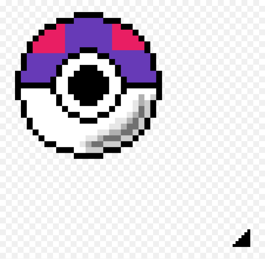 Pixel Art Pokemon Voltorb - Pokeball Pixel Art Png,Master Ball Png