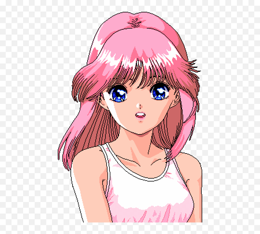 Confused Girl Transparent U0026 Png Clipart Free Download - Ywd Pixel Art Anime Hd,Sad Anime Girl Png