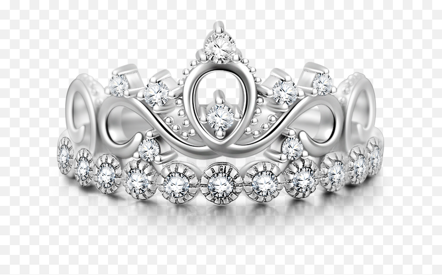 Princess Rings Soufeel Crown - Silver Crown Free Png,Silver Crown Png