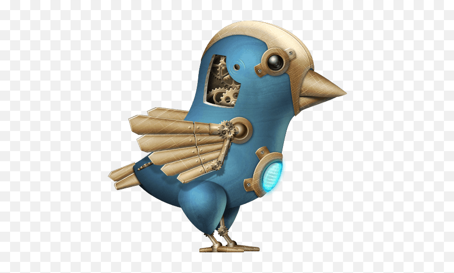 Steampunk - Twitterbird Free Download Maquina Del Tiempo Steampunk Png,Twitter Bird Png