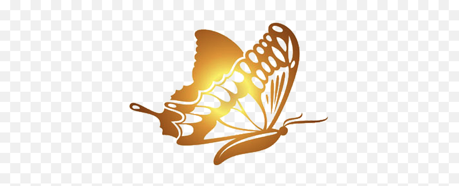 Gold Butterfly Logo Png - Gold Butterfly Png,Butterfly Logo Png