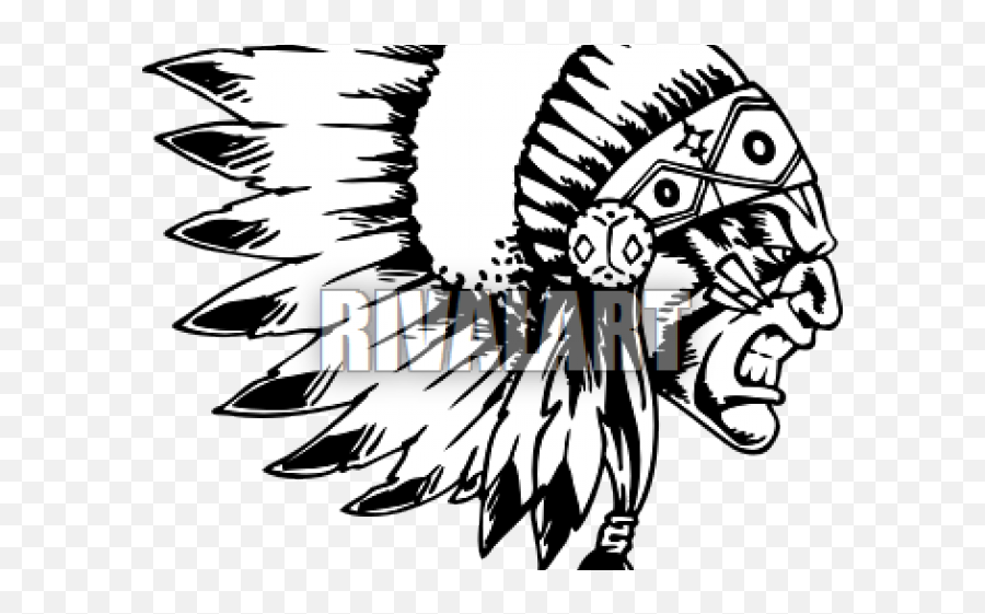 Download Hd Headdress Clipart Indian Mascot Transparent Png - Indian Bonnet Clip Art,Headdress Png